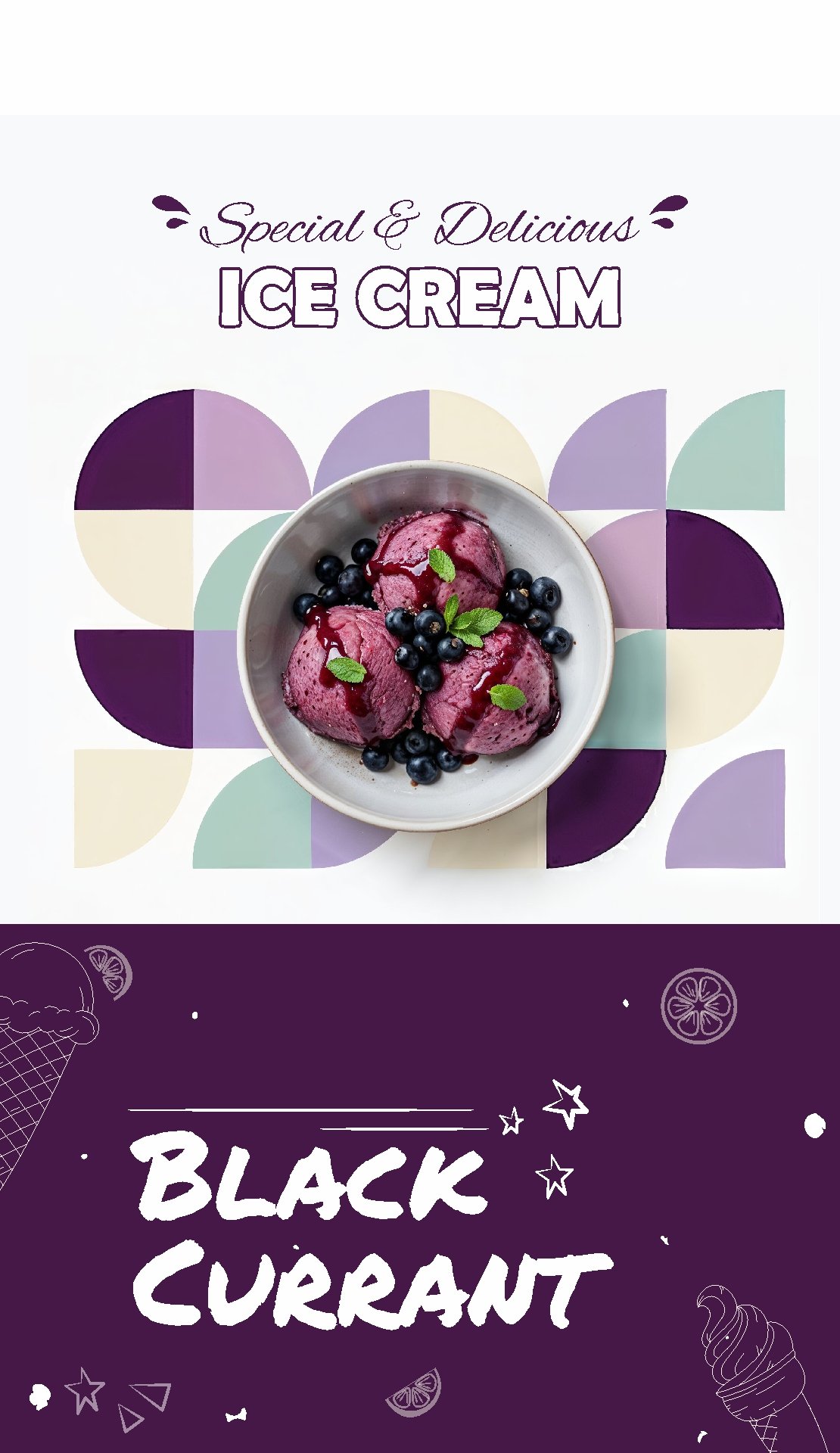 Ice Cream Banner Mobile 1
