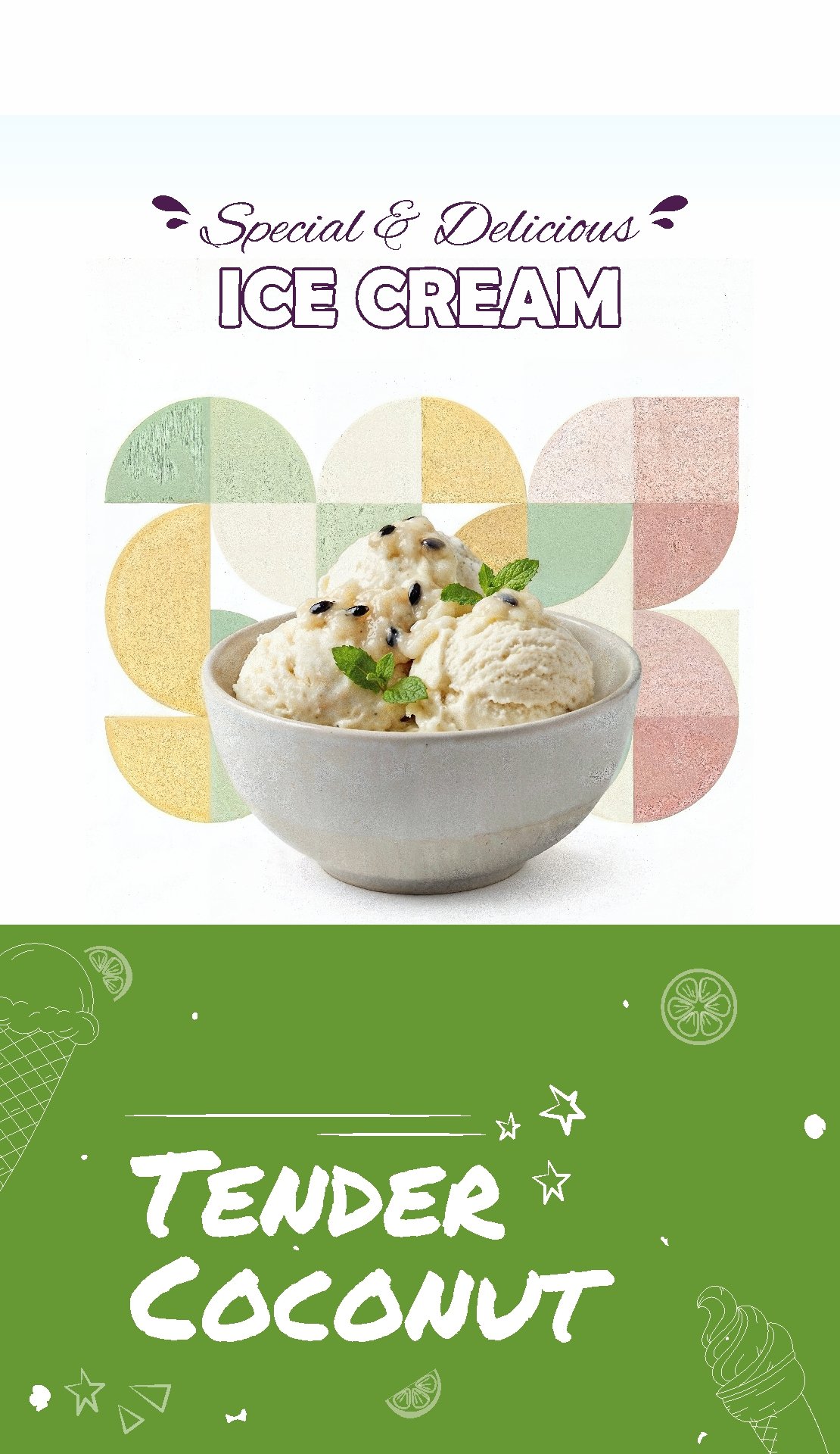 Ice Cream Banner Mobile 3